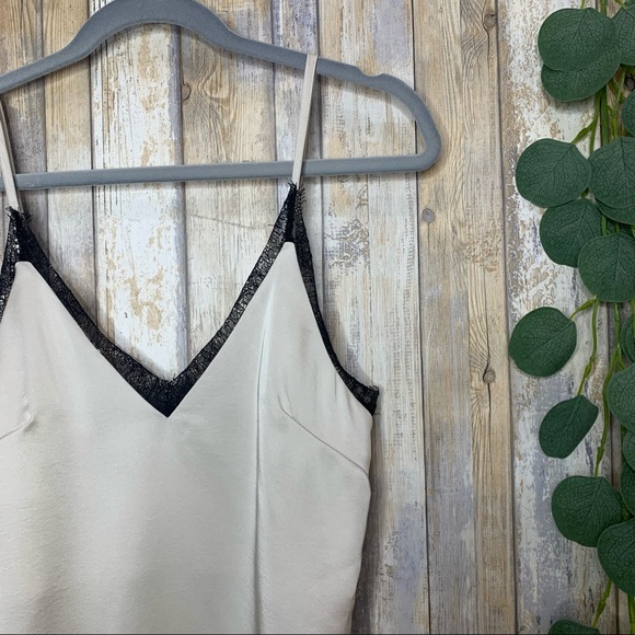 Seek the Label Satin Champagne Lace Trim Slip - Picture 3 of 6